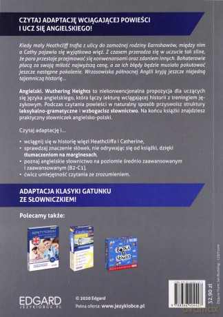 Wichrowe wzgórza. Wuthering heights. Adaptacja klasyki z ćwiczeniami - Emily Bronte [KSIĄŻKA]