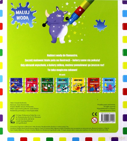 Zabawa w zoo Flamaster wodny [KSIĄŻKA]