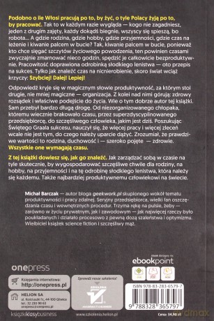 Znaleźć czas. Twój sprawdzony system produktywności - Michał Barczak [KSIĄŻKA]