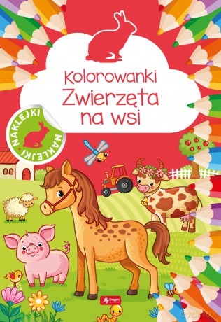 Zwierzęta na wsi kolorowanki [KSIĄŻKA]