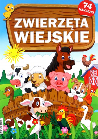 Zwierzęta wiejskie kolorowanka [KSIĄŻKA]