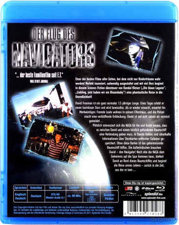 Flight of the Navigator (Ucieczka nawigatora) [Blu-Ray]