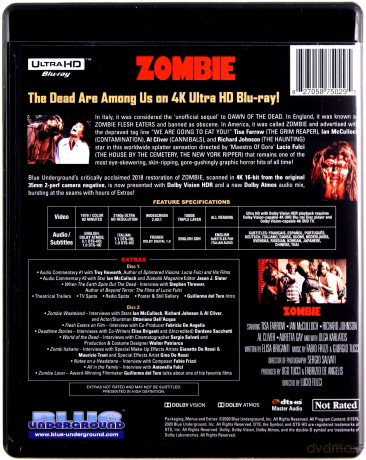 Zombie 2 [Blu-Ray 4K]+[Blu-Ray]