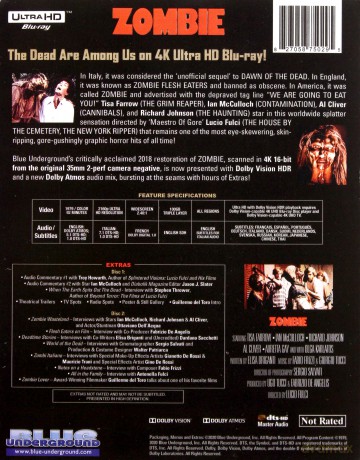 Zombie 2 [Blu-Ray 4K]+[Blu-Ray]