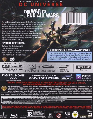 Justice League Dark: Apokolips War [Blu-Ray 4K]+[Blu-Ray]