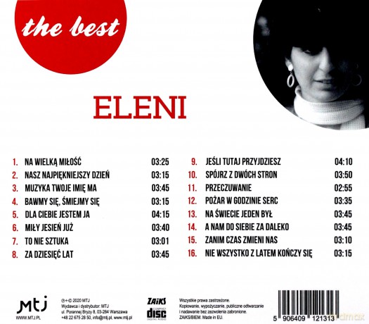 Eleni: The best - Na wielką miłość [CD]