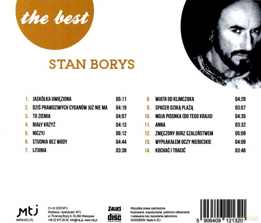 Stan Borys: The best - Jaskółka uwięziona [CD]