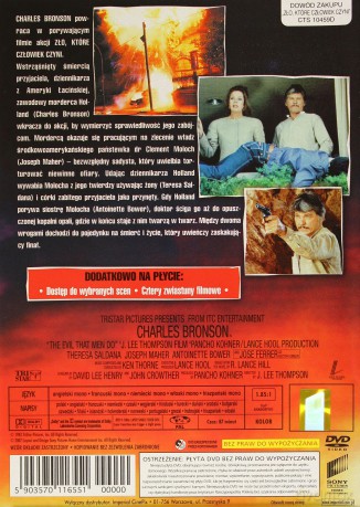 Zło, które człowiek czyni [DVD]