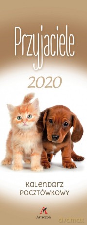 Kalendarz 2020 Pocztówkowy Przyjaciele [KALENDARZ]