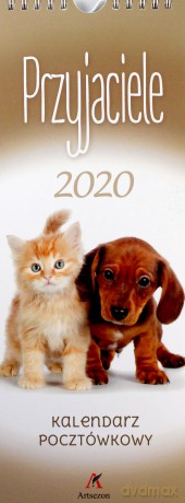 Kalendarz 2020 Pocztówkowy Przyjaciele [KALENDARZ]