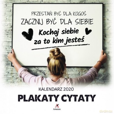 Kalendarz 2020 ścienny kwadrat Plakaty Cytaty [KALENDARZ]