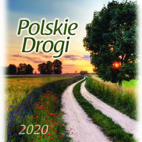 Kalendarz 2020 ścienny kwadrat Polskie Drogi [KALENDARZ]