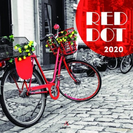 Kalendarz 2020 ścienny kwadrat Red Dot [KALENDARZ]