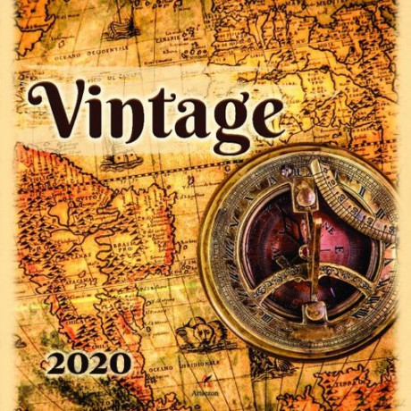 Kalendarz 2020 ścienny kwadrat Vintage [KALENDARZ]