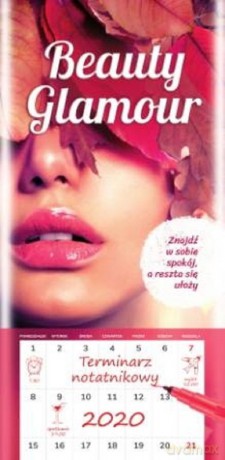 Kalendarz 2020 ścienny Notatnikowy Beauty Glamour [KALENDARZ]