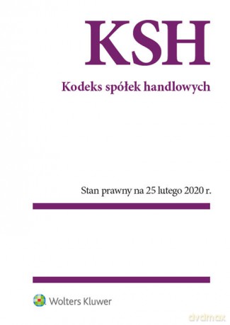 Kodeks spółek handlowych w.9/2020 [KSIĄŻKA]
