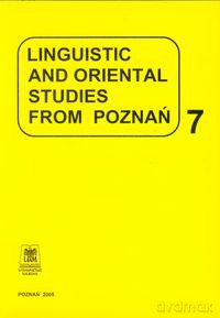 Linguistic and oriental Studies from Poznań vol.7 [KSIĄŻKA]