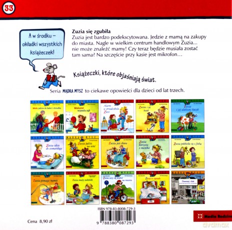 Mądra Mysz. Zuzia się zgubiła - Liane Schneider [KSIĄŻKA]