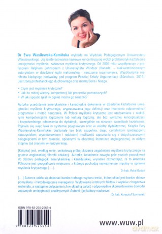 Myślenie krytyczne jako cel kształcenia - Ewa Wasilewska-Kamińska [KSIĄŻKA]