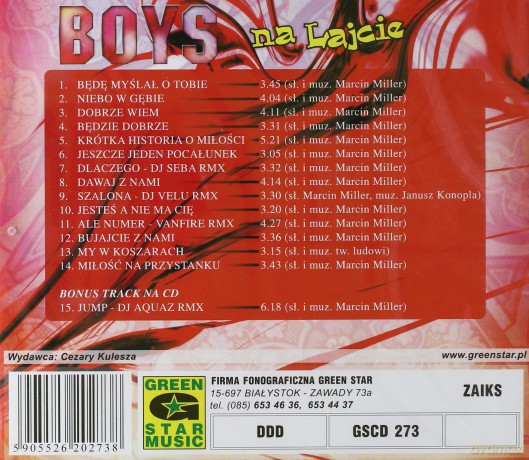 Boys: Na lajcie [CD]