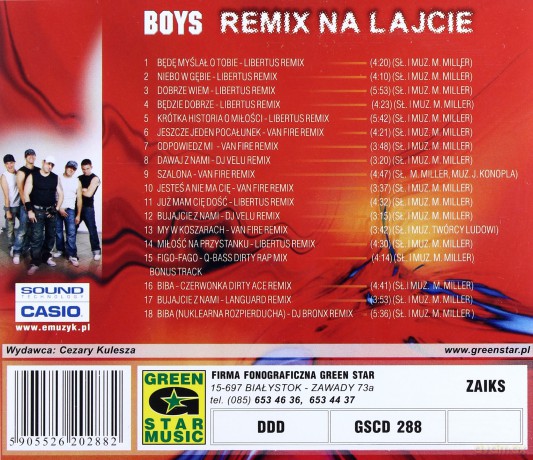 Boys: Remix Na lajcie [CD]
