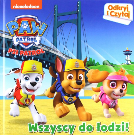 Psi Patrol Odkryj i Czytaj Wszyscy do łodzi [KSIĄŻKA]