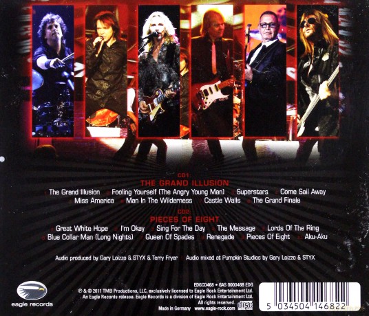 Styx: The Grand Illusion + Pieces Of Eight - Live [2CD]