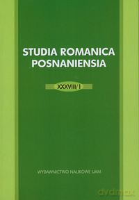Studia Romanica Posnaniensia XXXVIII/1 [KSIĄŻKA]