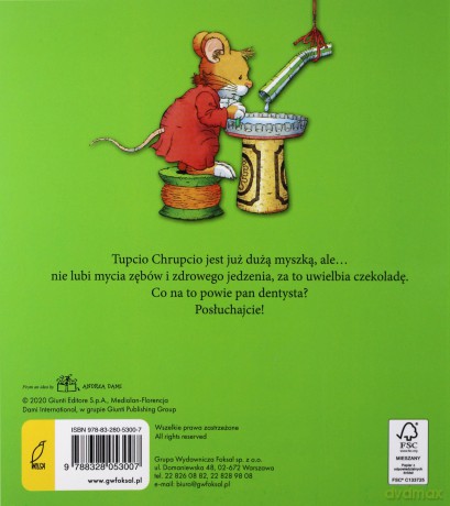 Tupcio Chrupcio Dbam o zęby mk. 2020 [KSIĄŻKA]