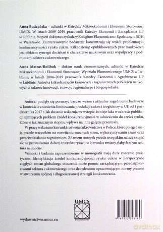 Źródła konkurencyjności polskiego sektora cukrowniczego - Anna Budzyńska, Anna Matras-Bolibok [KSIĄŻKA]