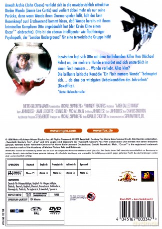 A Fish Called Wanda (Rybka zwana Wandą) [DVD]