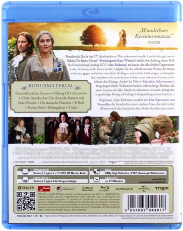 A Little Chaos (Odrobina chaosu) [Blu-Ray]