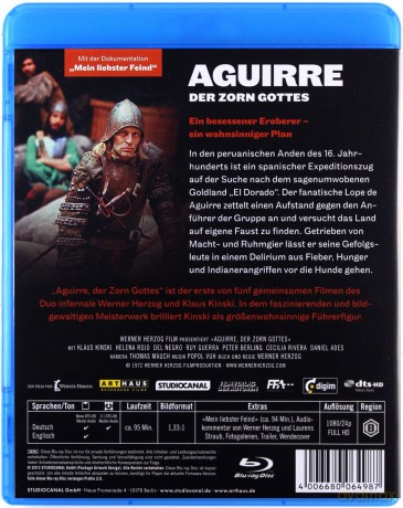 Aguirre, the Wrath of God (Aguirre, gniew boży) [Blu-Ray]