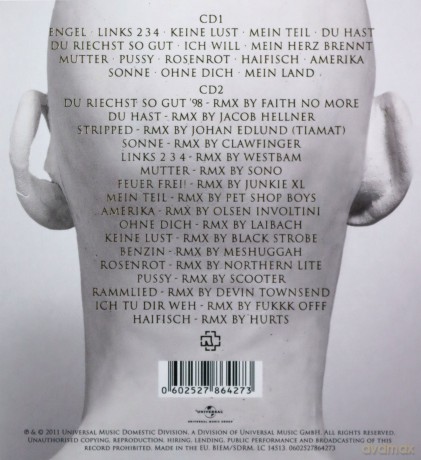 Rammstein: Made In Germany 1995-2011 (digipack) [2CD]