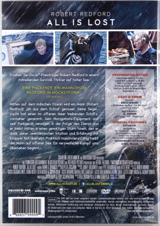 All Is Lost (Wszystko stracone) [DVD]