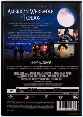 An American Werewolf in London (Amerykanski wilkołak w Londynie) [DVD]
