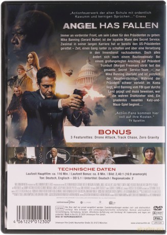 Angel Has Fallen (Świat w ogniu) [DVD]