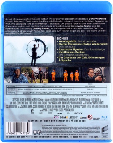 Arrival (Nowy początek) [Blu-Ray]
