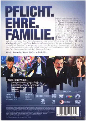 Blue Bloods Season 4 (Zaprzysiężeni Sezon 4) [6DVD]