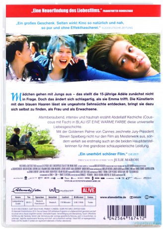 Blue Is the Warmest Color (Życie Adeli - Rozdział 1 i 2) [DVD]