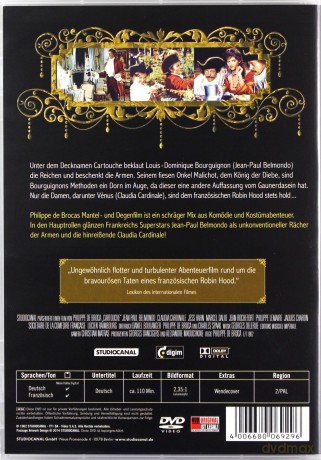 Cartouche (Cartouche-zbójca) [DVD]