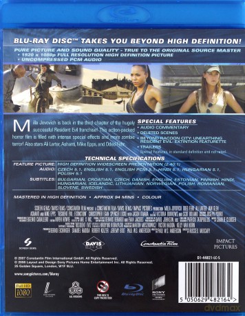 Resident Evil: Zagłada [Blu-Ray]