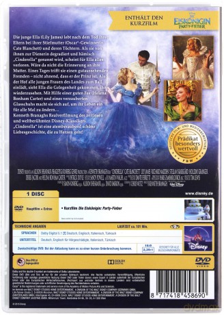 Cinderella (Kopciuszek) (Disney) [DVD]
