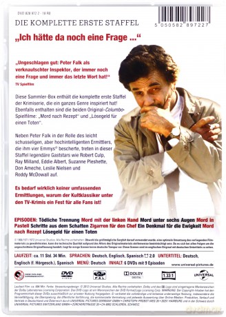 Columbo Season 1 [6DVD]