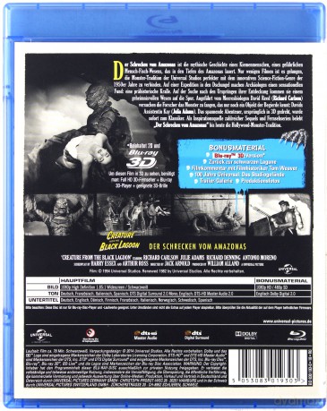 Creature from the Black Lagoon (Potwór z Czarnej Laguny) [Blu-Ray 3D]+[Blu-Ray]