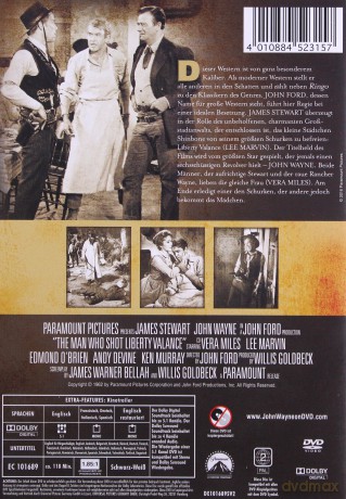 Człowiek, który zabił Liberty Valance'a [DVD]