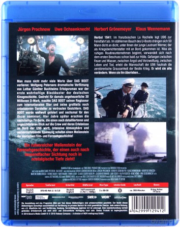 Das Boot Complete series (Okręt) [2xBlu-Ray]