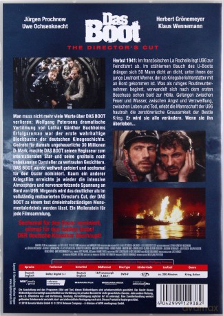 Das Boot (Okręt) [DVD]