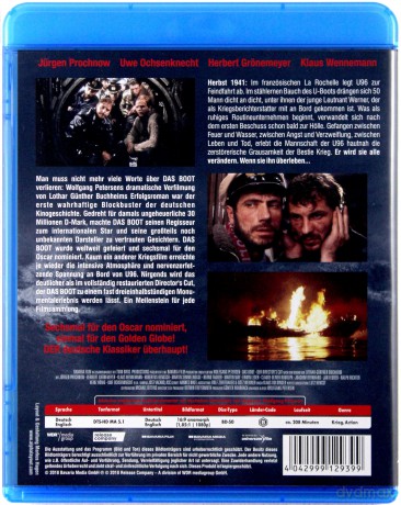 Das Boot (Okręt) [Blu-Ray]