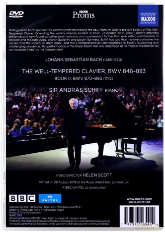 Johann Sebastian Bach (1685-1750): Das Wohltemperierte Klavier 2 [DVD]
